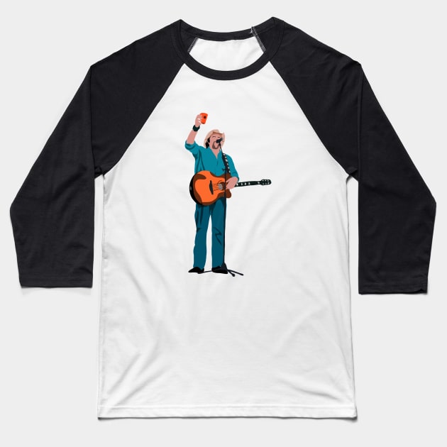 toby keith Baseball T-Shirt by Deni id